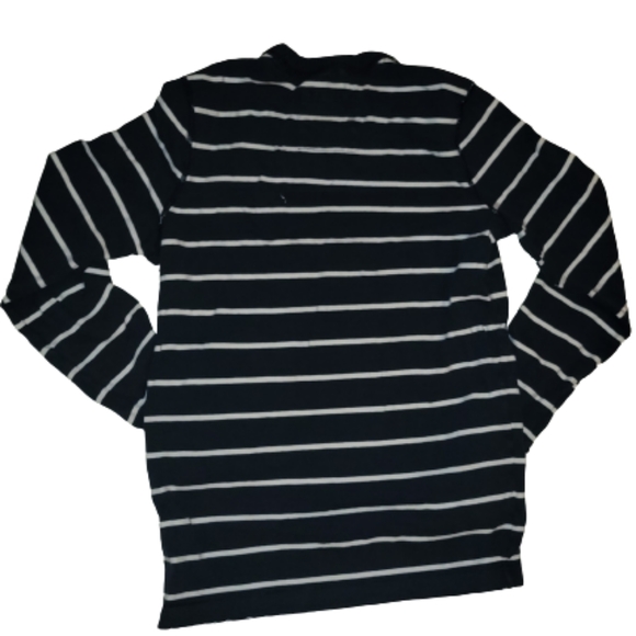 Hollister 2Pc Mens Striped Shirts Bundle Value Pack Long Sleeve Blue Size Small - Picture 5 of 10